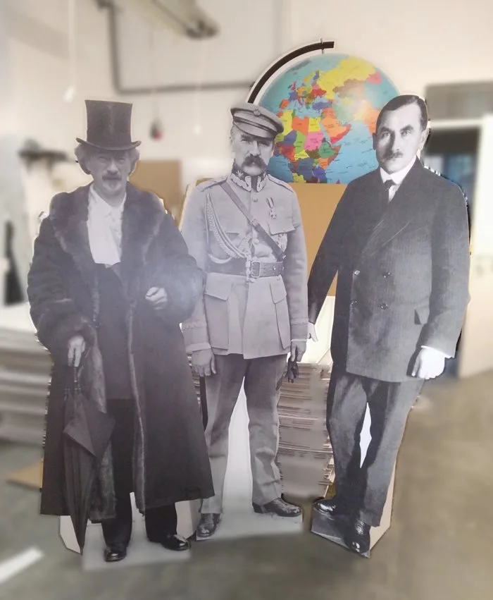 Postacie historyczne na wystawę