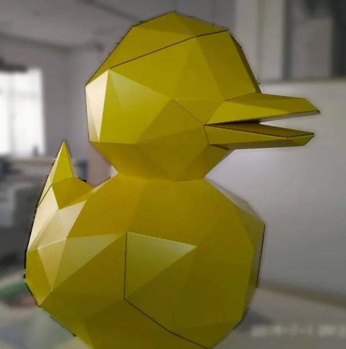 Figura 3D z tektury